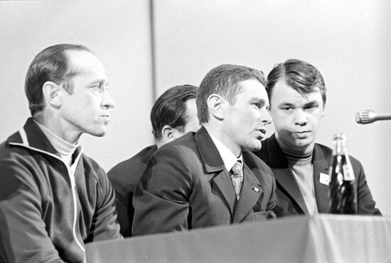 Vyacheslav Vedenin during interview