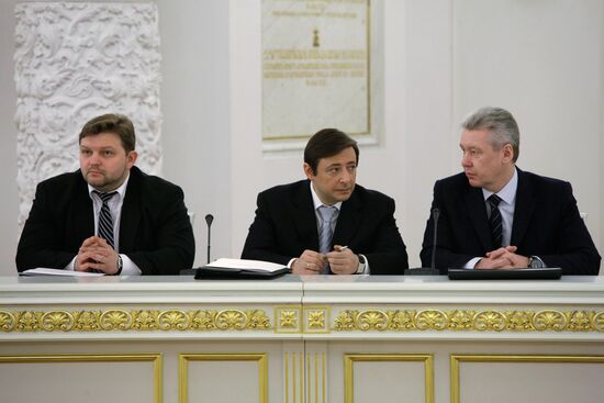 Nikita Belykh, Alexander Khloponin, Sergei Sobyanin