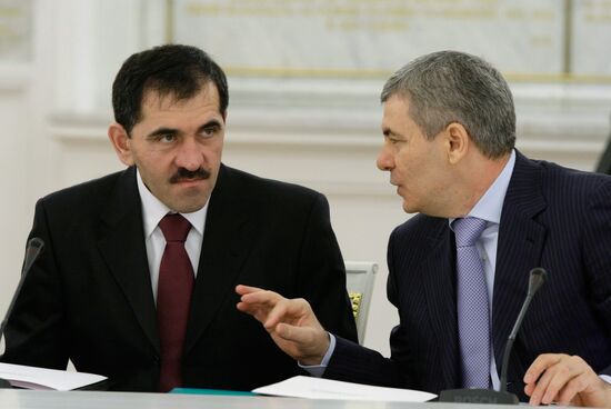 Yunus-Bek Yevkurov and Arsen Kanokov