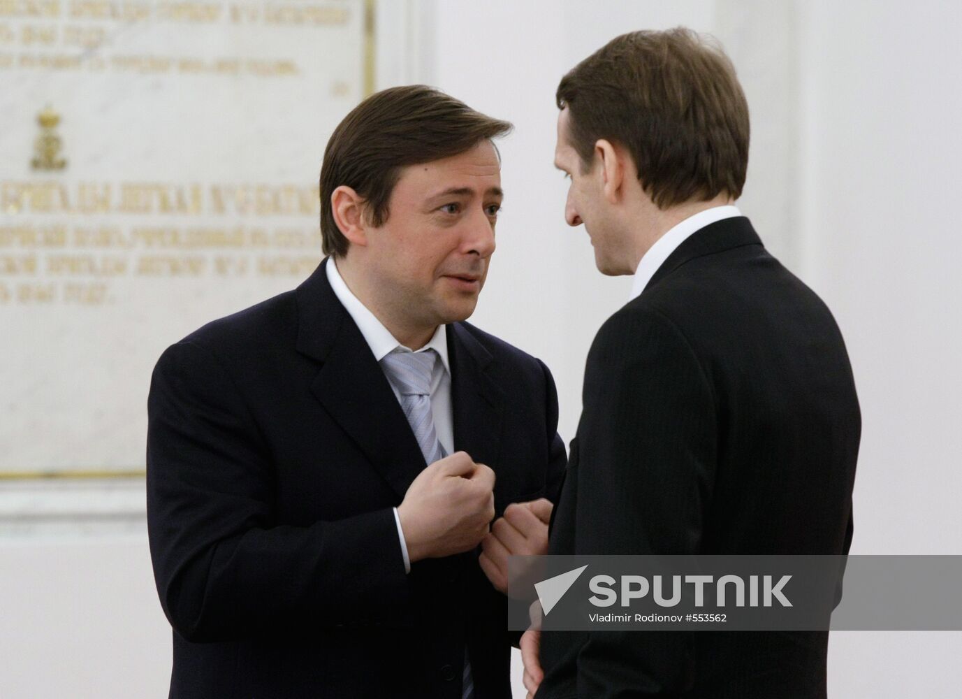 Alexander Khloponin and Sergei Naryshkin