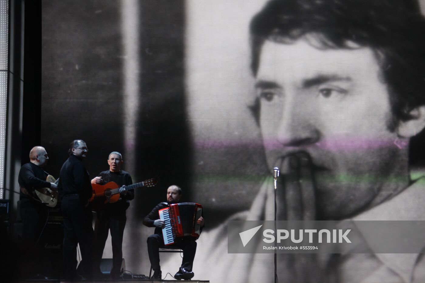 Filming concert devoted to Vysitsky prize award ceremony