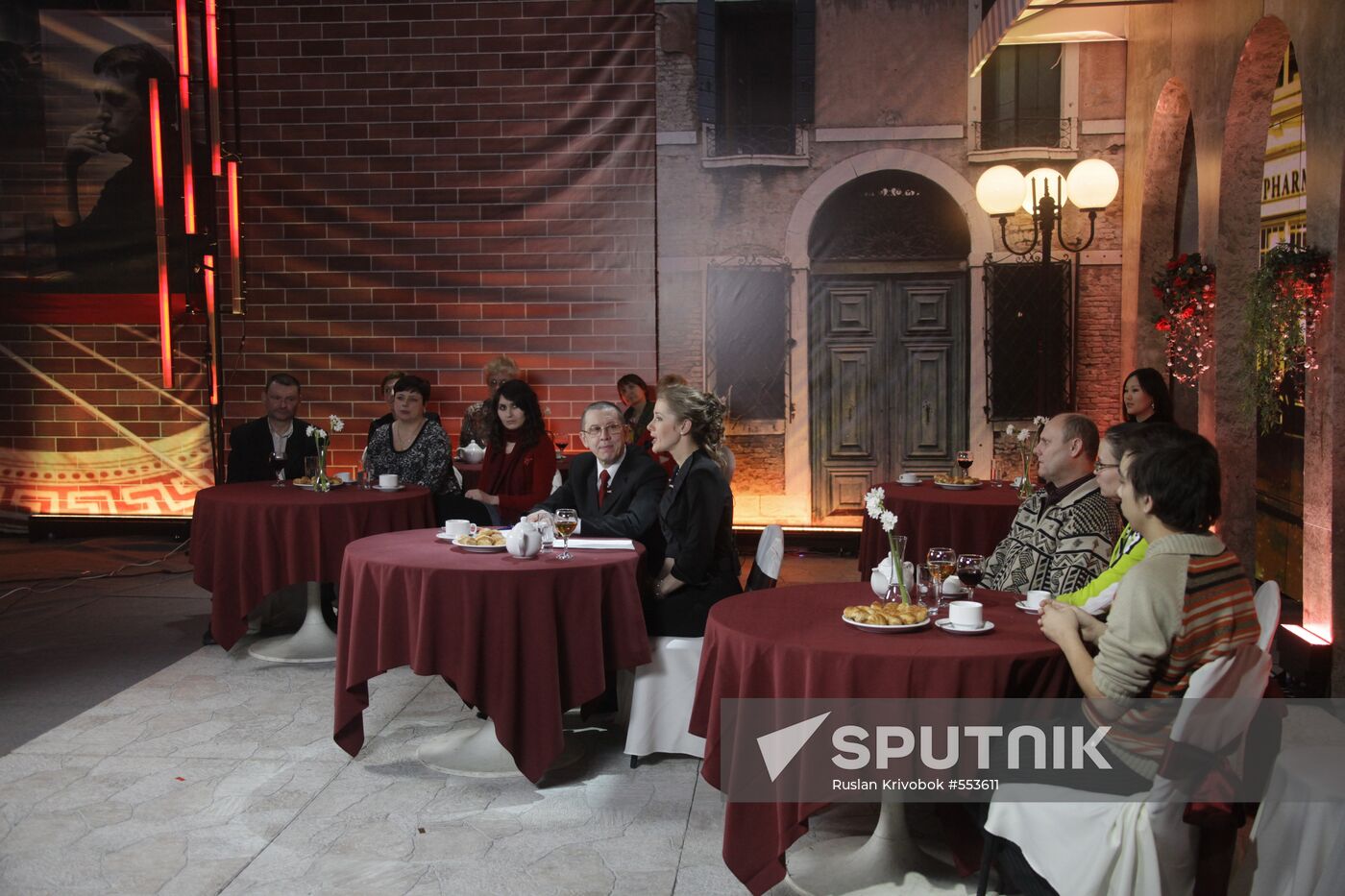 Vladimir Vysotsky's Own Track prize award ceremony filming