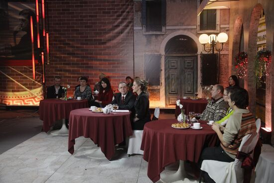 Vladimir Vysotsky's Own Track prize award ceremony filming