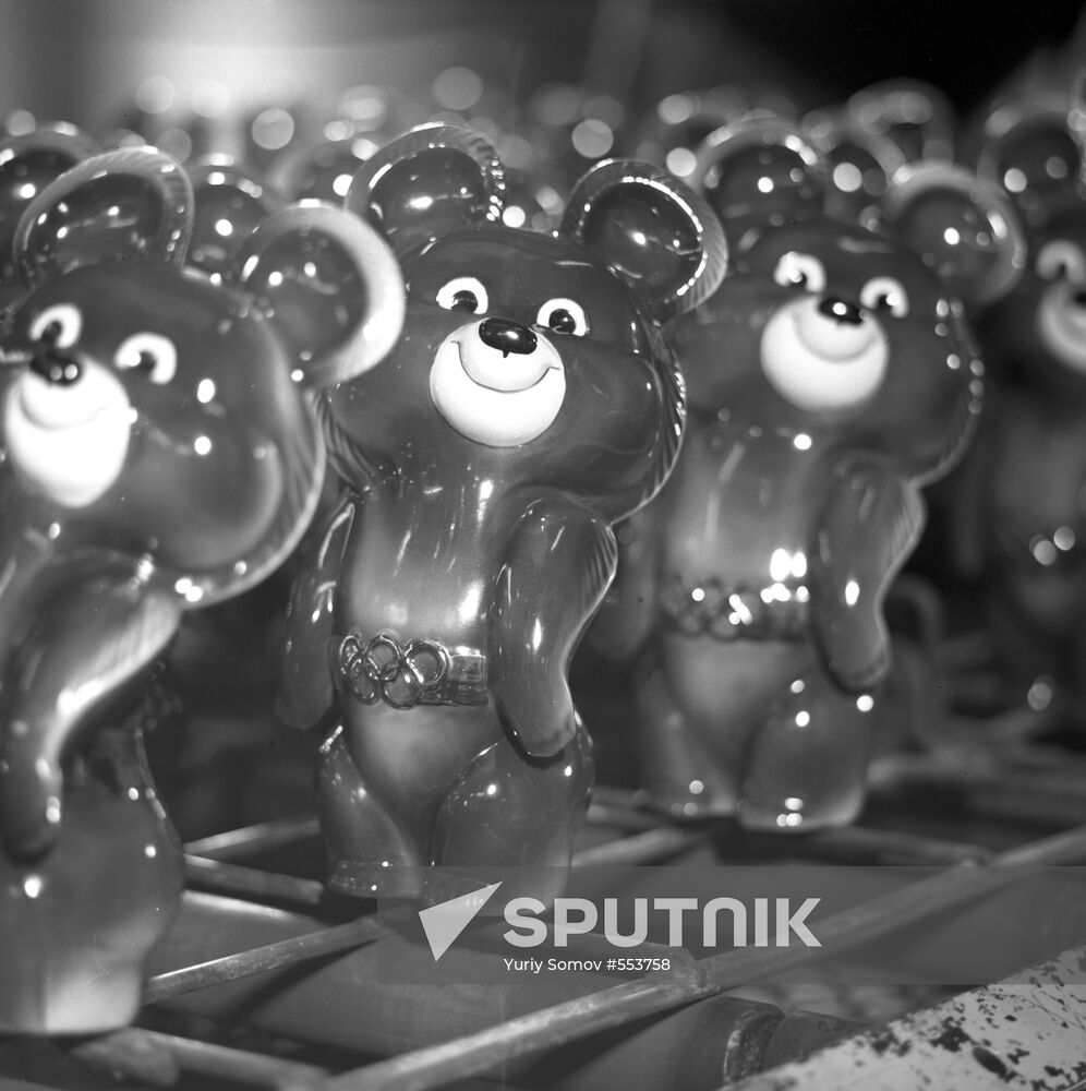 Misha, the Moscow Olympics mascot