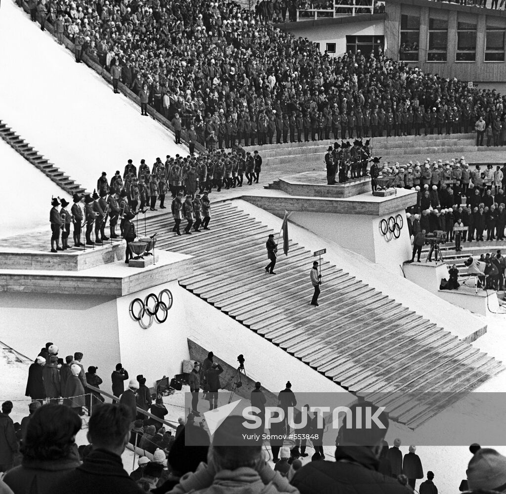 USSR national team at the Olympics opening