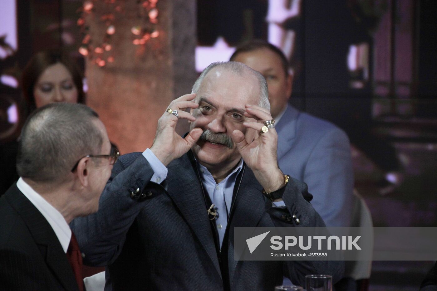 Valery Zolotukhin and Nikita Mikhalkov