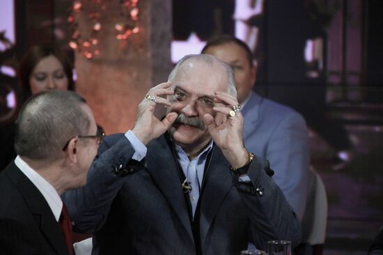 Valery Zolotukhin and Nikita Mikhalkov