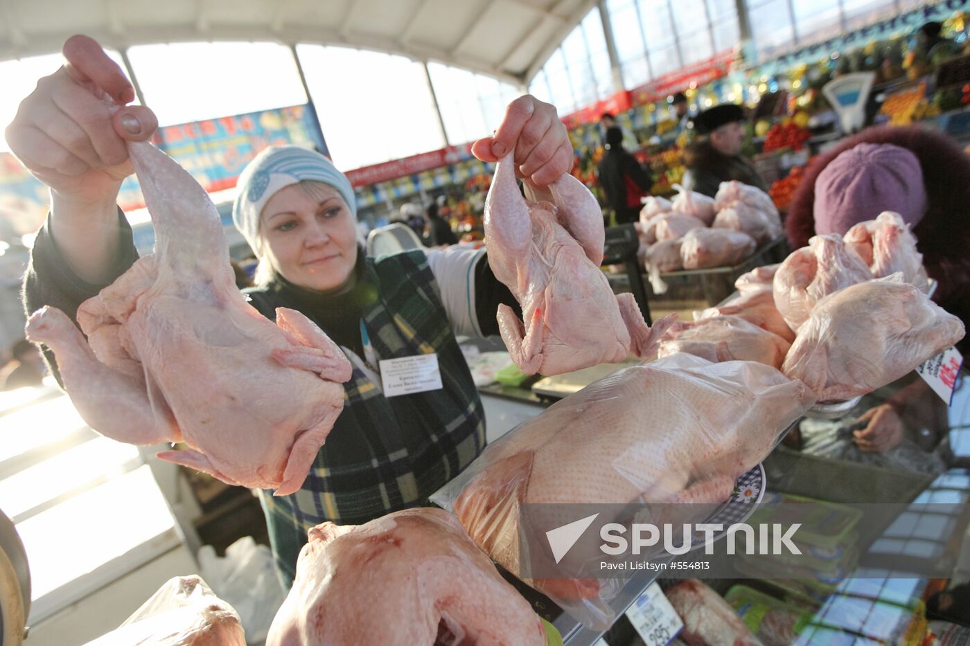 Shartashsky market in Yekaterinburg