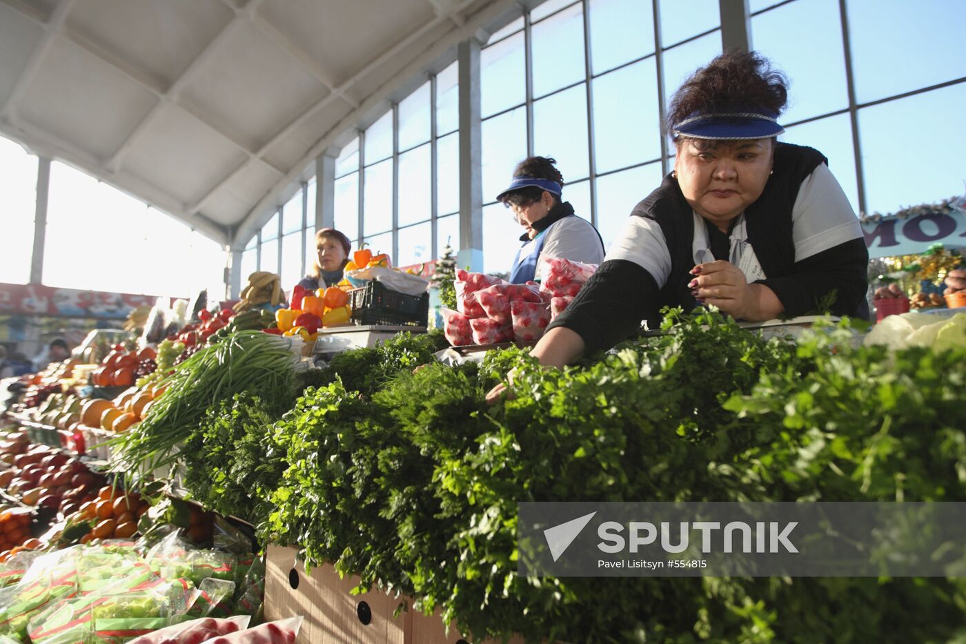 Shartashsky market in Yekaterinburg