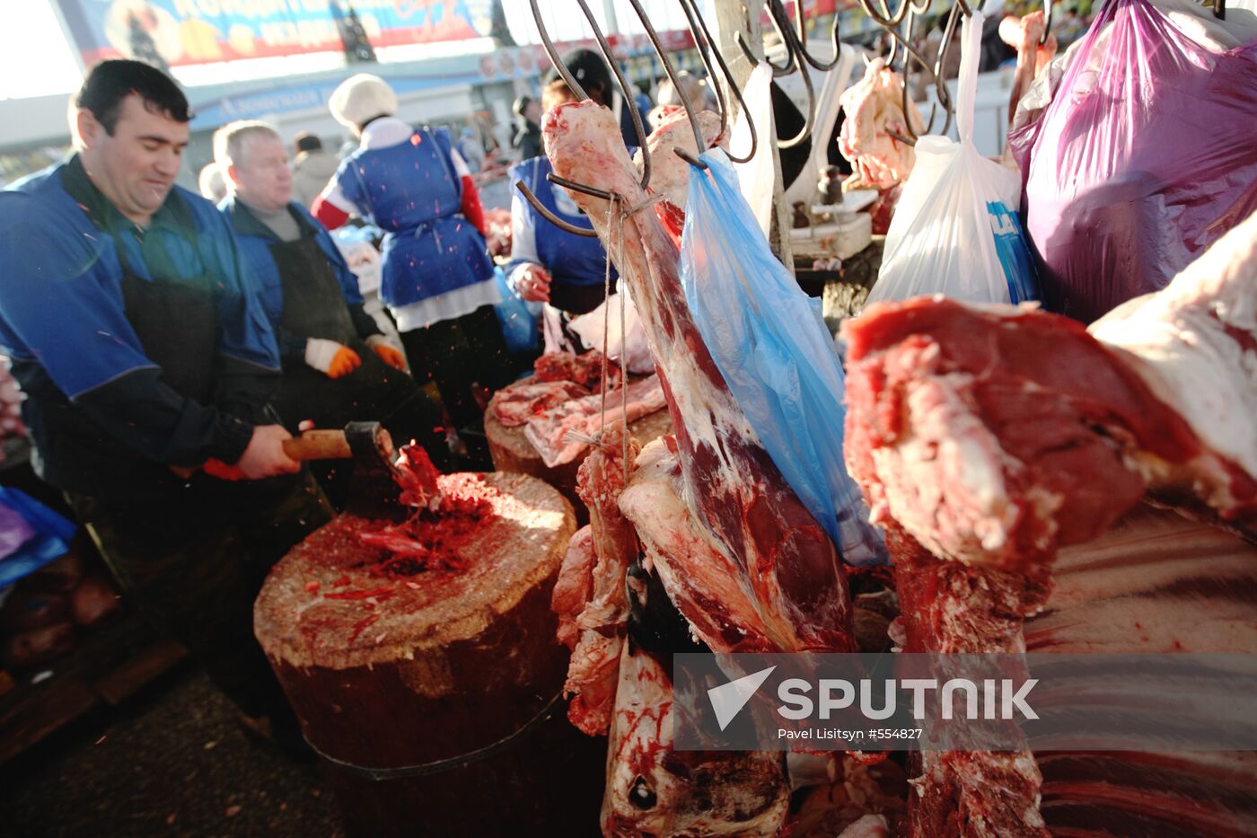 Shartashsky market in Yekaterinburg