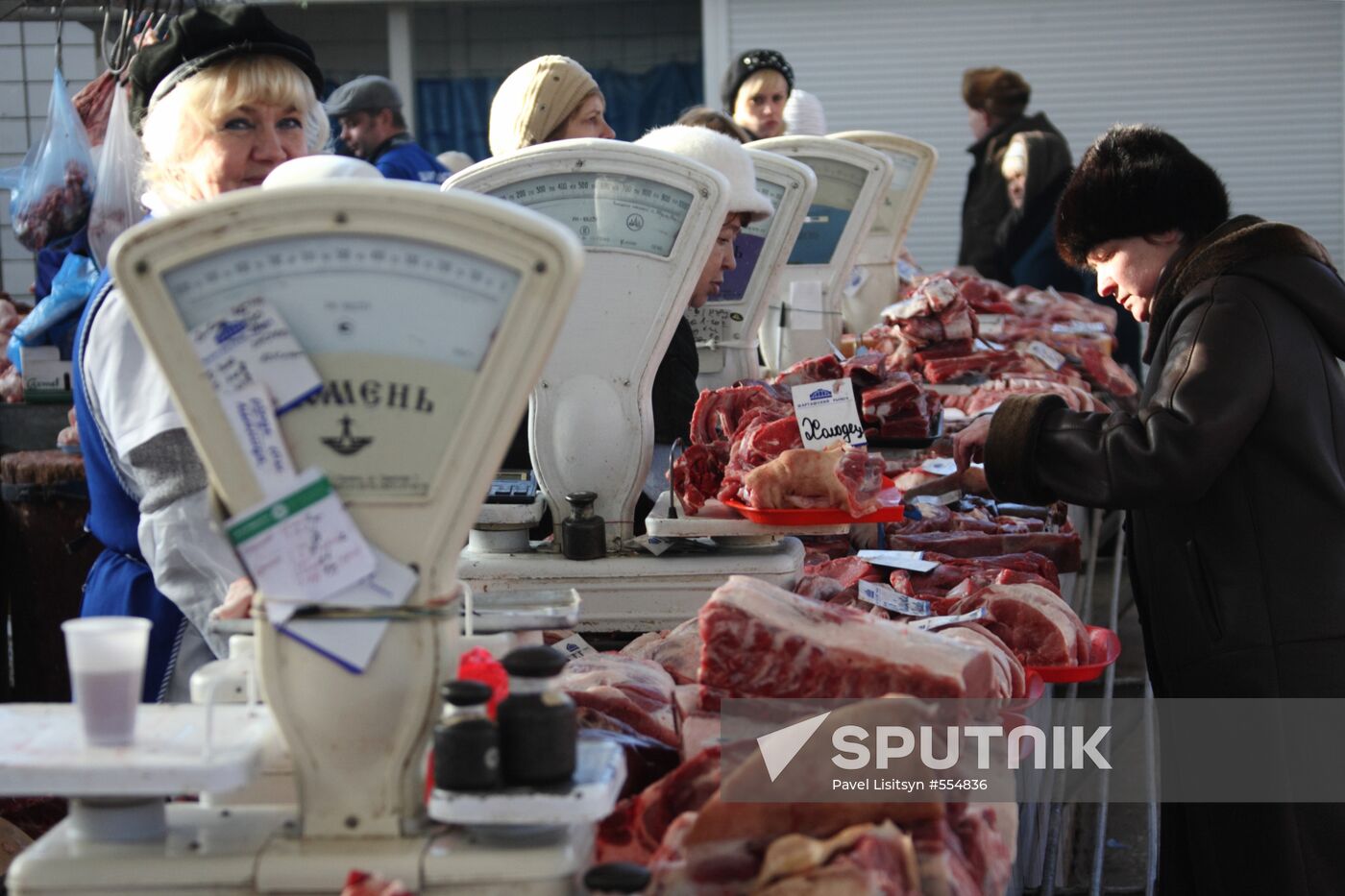 Shartashsky market in Yekaterinburg