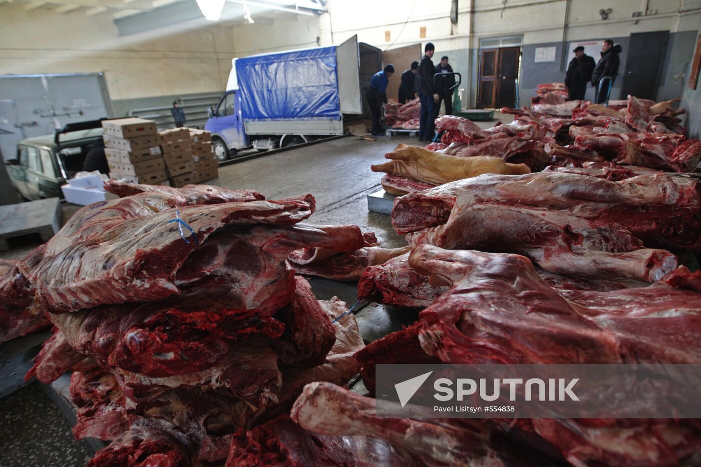 Shartashsky market in Yekaterinburg