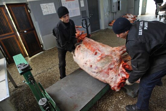 Shartashsky market in Yekaterinburg