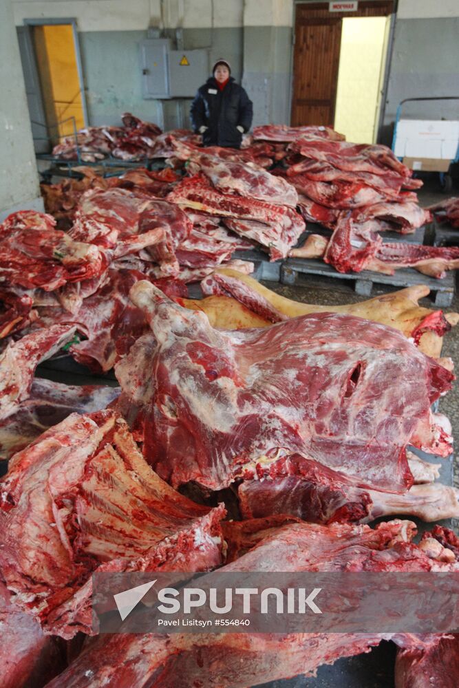 Shartashsky market in Yekaterinburg