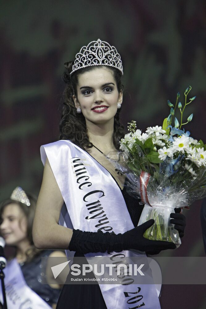 Miss Student 2010 beauty pageant