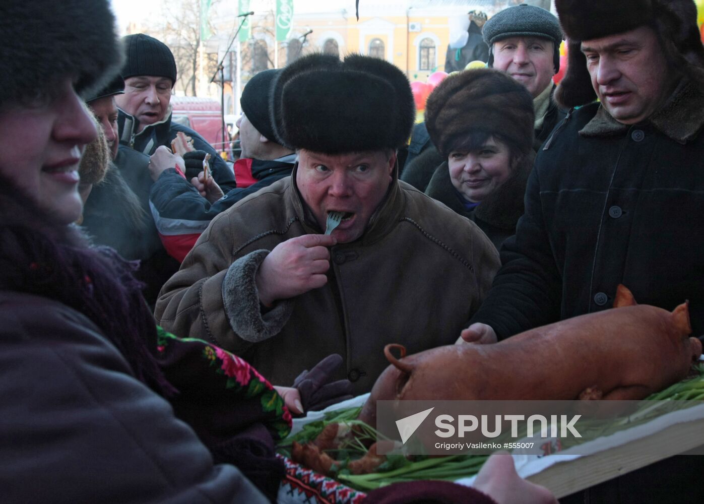 Lard Feast in Poltava