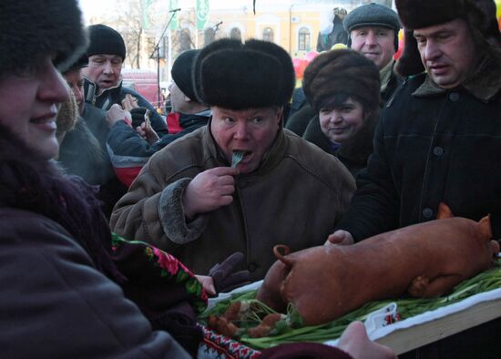 Lard Feast in Poltava