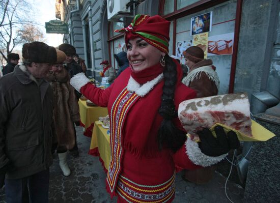 Lard Feast in Poltava