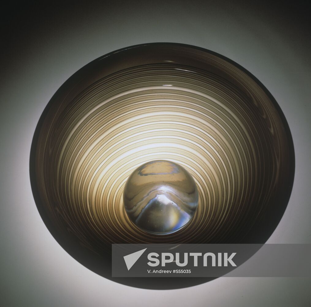 Glass composition "Moonlit night"