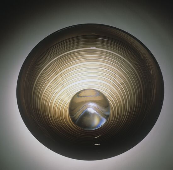 Glass composition "Moonlit night"