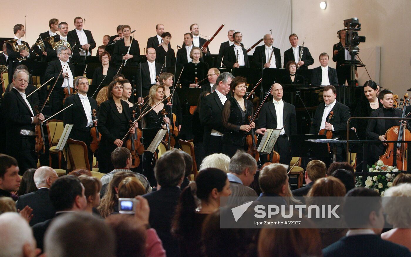 Concert of German TV and radio company's orchestra Kaliningrad
