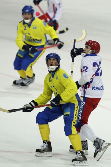 World Bandy Championships, Russia vs. Kazakhstan