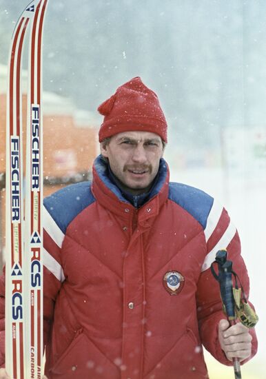 Skier Nikolai Zimyatov