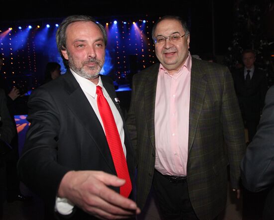 Alisher Usmanov and Boris Krasnov