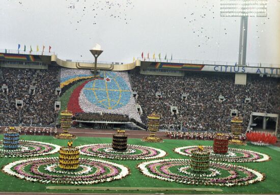 Opening ceremony of 22nd Olympic Games