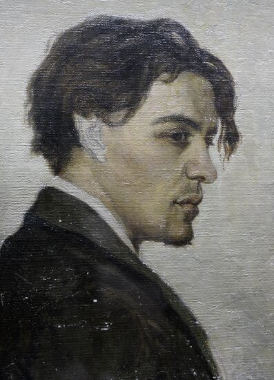 Portrait of young Anton Chekhov