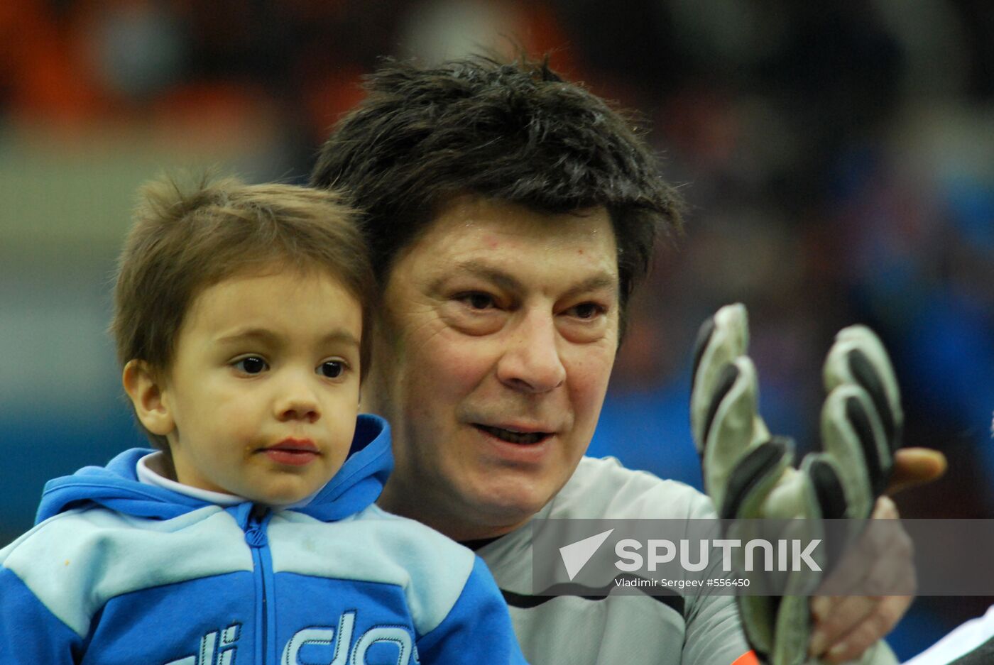 Rinat Dasayev with son