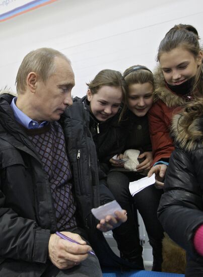 Vladimir Putin comes to Cheboksary