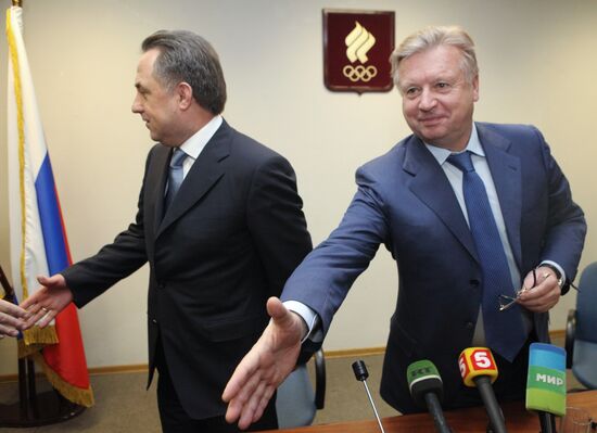 Vitaly Mutko and Leonid Tyagachyov