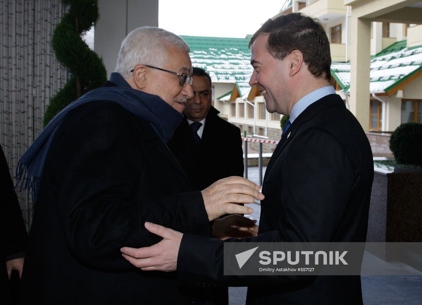 Dmitry Medvedev, Mahmoud Abbas meet in Sochi