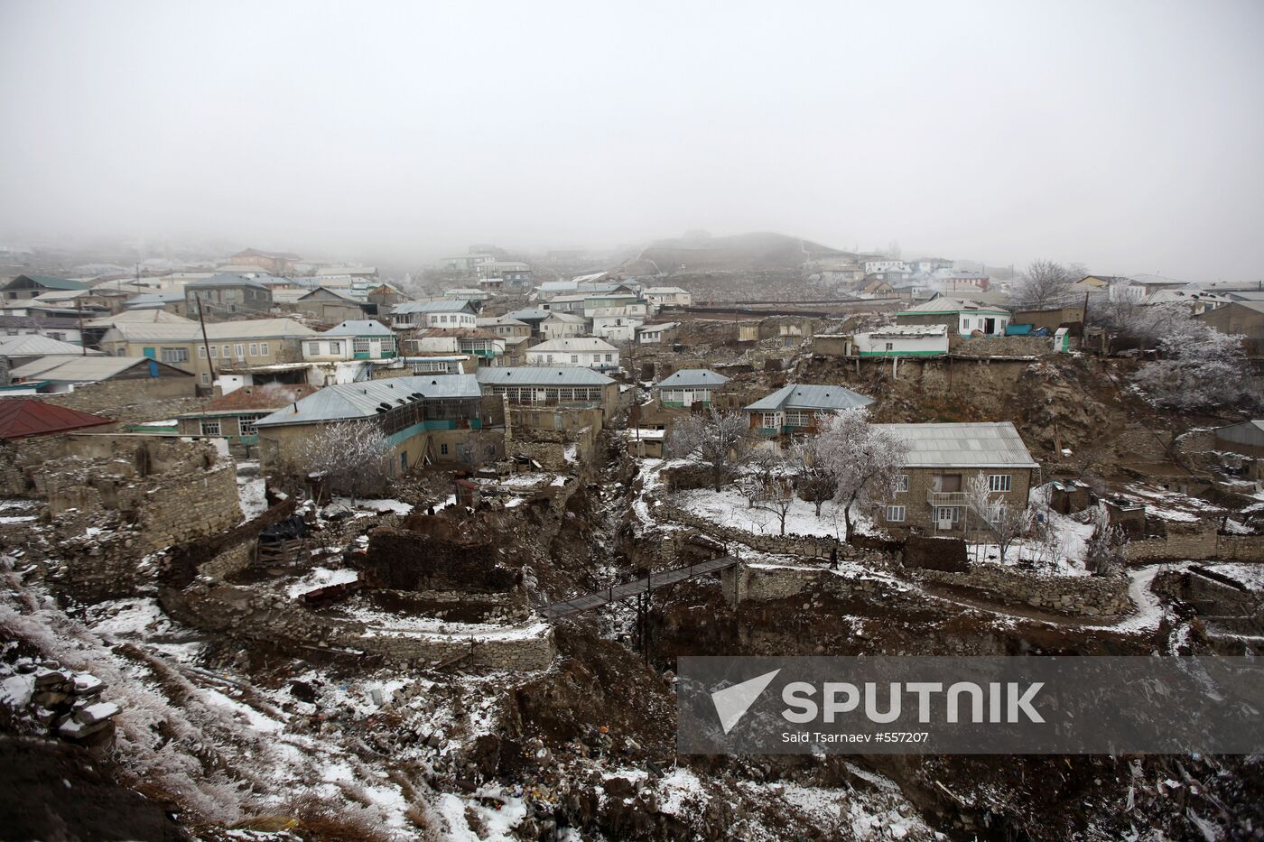 High-mountain village of Andi