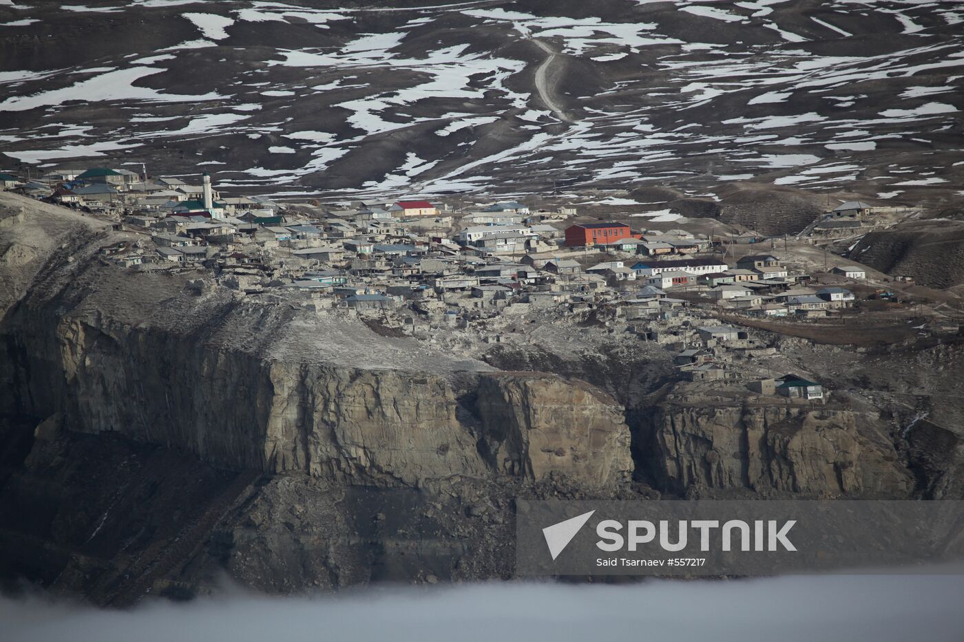 High-mountain village of Andi