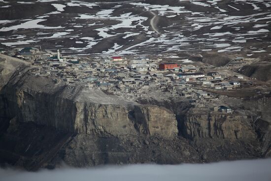 High-mountain village of Andi