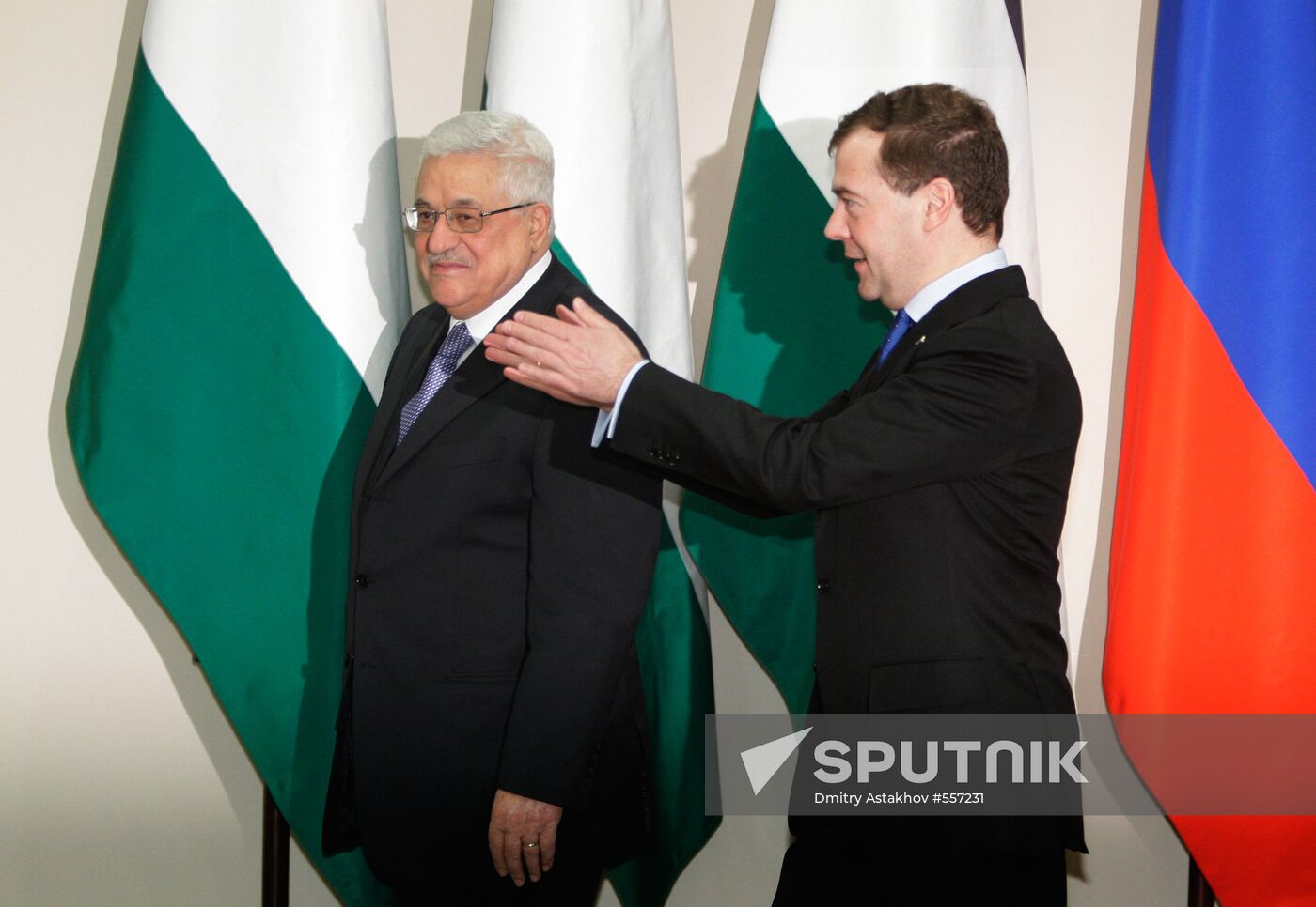 Dmitry Medvedev, Mahmoud Abbas meet in Sochi