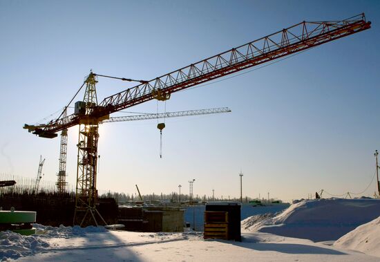 Leningrad Nuclear Power Plant 2 construction site