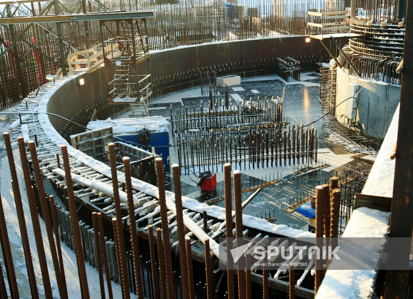 Leningrad Nuclear Power Plant 2 construction site