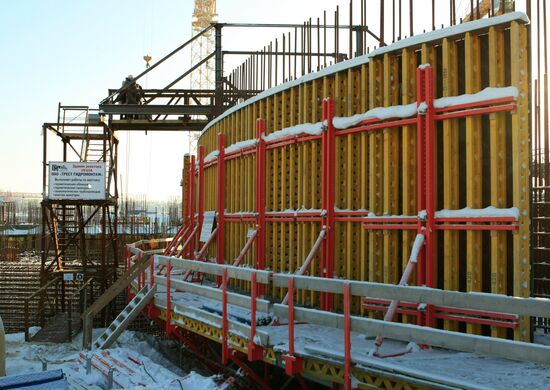 Leningrad Nuclear Power Plant 2 construction site