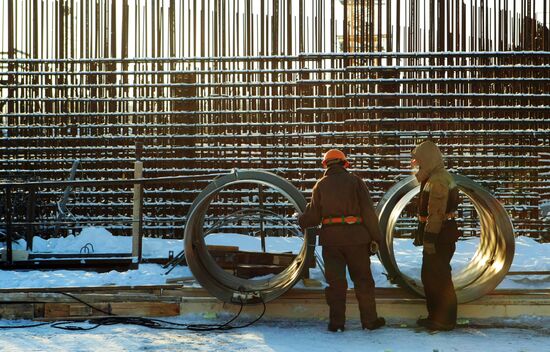 Leningrad Nuclear Power Plant 2 construction site