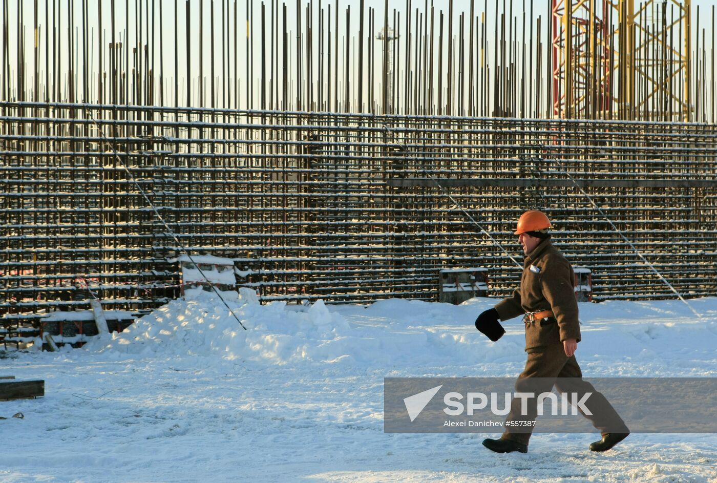 Leningrad Nuclear Power Plant 2 construction site