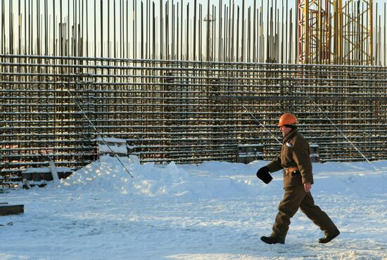 Leningrad Nuclear Power Plant 2 construction site