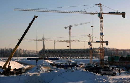 Leningrad Nuclear Power Plant 2 construction site
