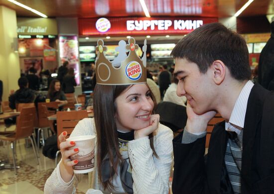 Burger King opens its first restaurant in Moscow