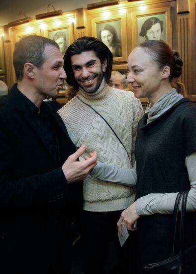 Igor Vernik, Nikolai Tsiskaridze and Galina Tyunina