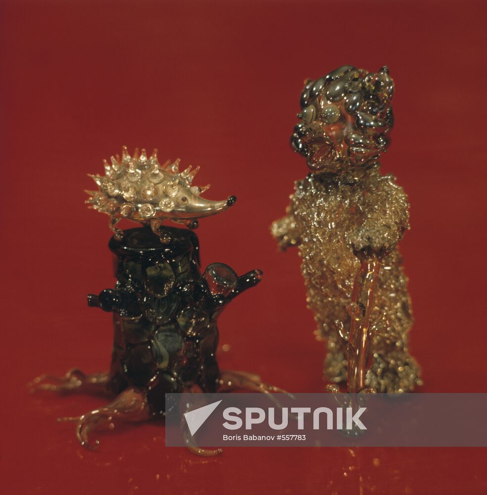 Viktor Trufanov's glass figurines