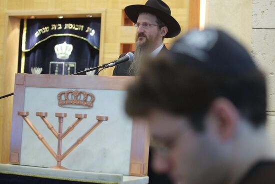 Russia's chief rabbi Berl Lazar