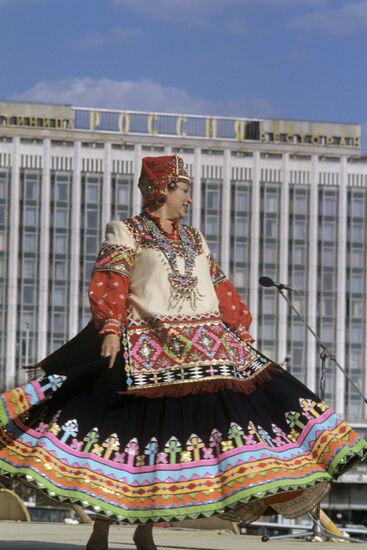 Folk Festival in Zaryadye